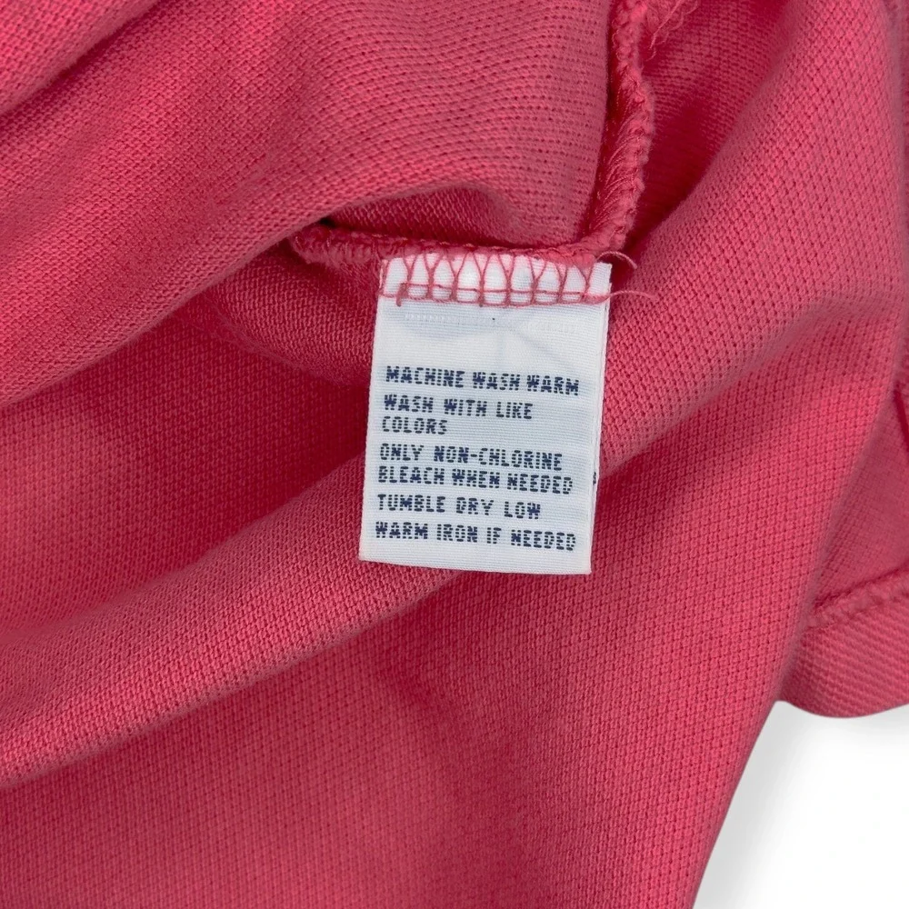 Polo‎ Ralph Lauren Men's Small Pink Custom Fit Polo Shirt Green Pony 100% Cotton